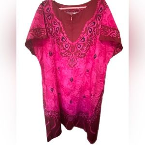 Brand new Hand  printed  gown .